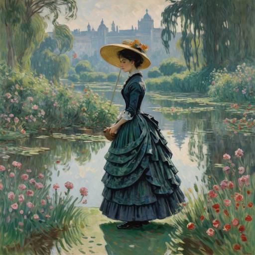 Impressionism Inspired Illustrations for Madame Bovary Impressionism Inspired Illustrations for Madame Bovary