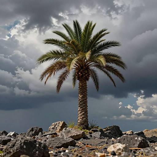 Miniature Palmino Palm on Rocky Island