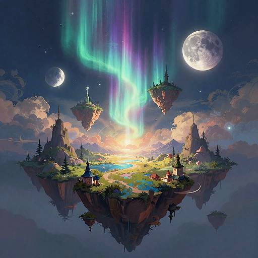 Fantasy Skybox Maker with Floating Islands