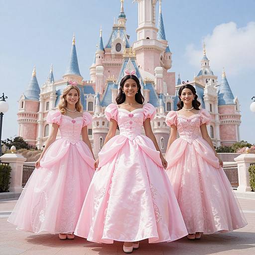 Princess in Pink Dress by Castle