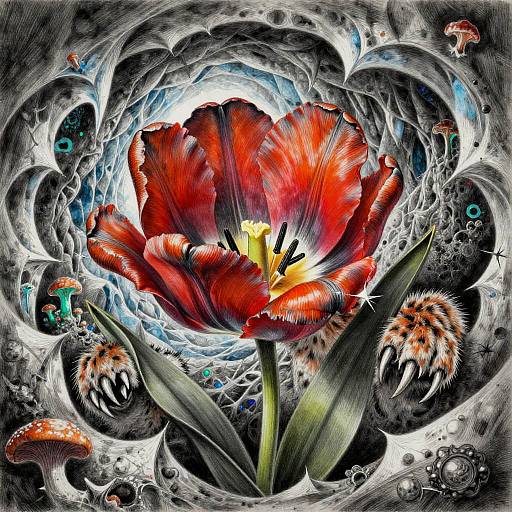 Fierce Floral Animal Hybrids