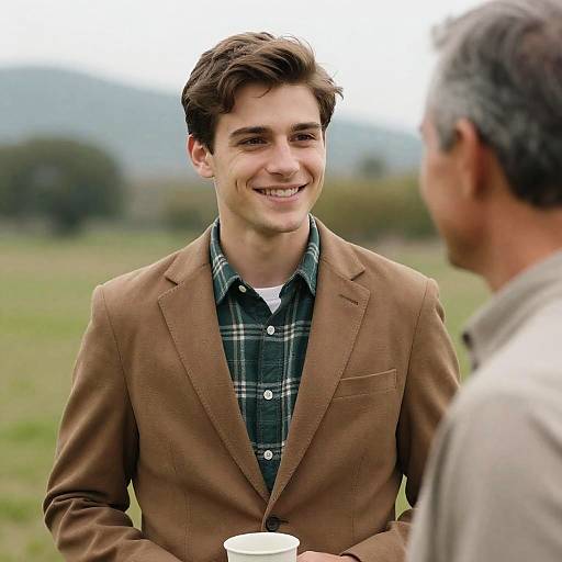 Outdoor Portrait of Two Generations