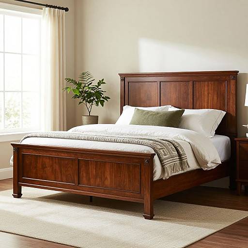 Erie Mansion Bed in Cozy Bedroom