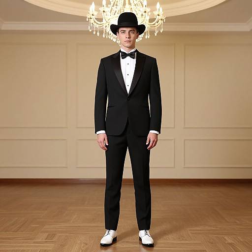 Elegant Male at Fancy Costume Party