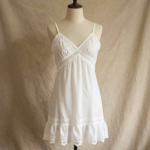 Vintage White Lace Dress Photography