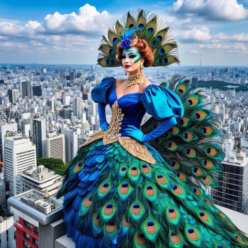 Mario as a Dazzling Drag Queen in Tokyo