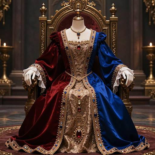 Fantasy Aristocrat in Noble Attire