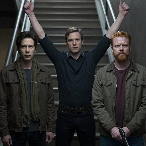 Intense Moments on a Dim Staircase