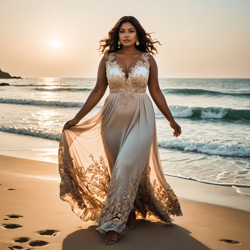 Elegant Summer Fashion Shoot at the Beach