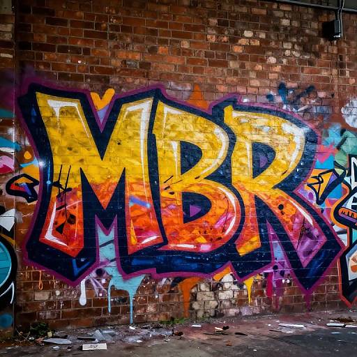 MIBR Logo Graffiti Urban Art
