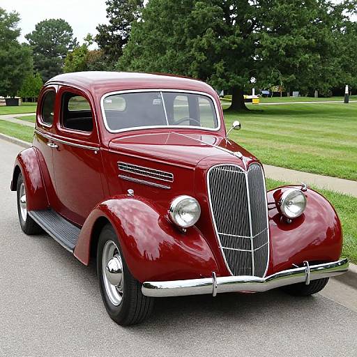 Classic 1937 Ford Deluxe Car