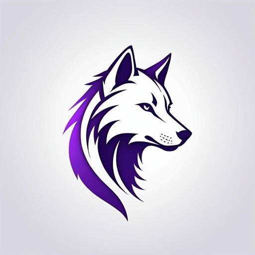 Stylized Wolf Head Logo