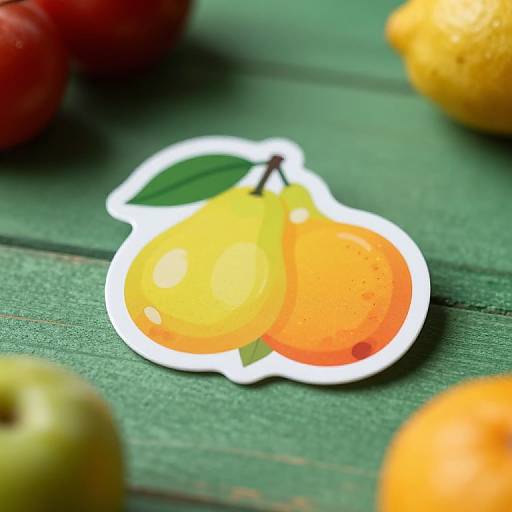 Macro Fruit Scratch and Sniff Sticker