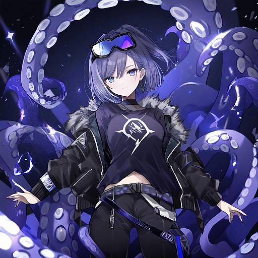 Illustration of Andreana (arknights), arknights in the style of Chigasaki yukari