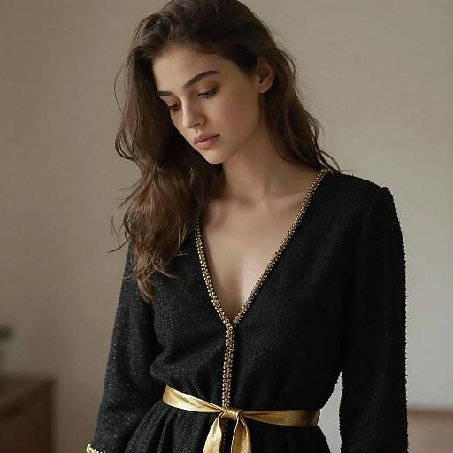 Elegant Portrait of a Young Woman