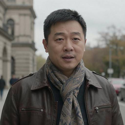 Urban Portrait of an Asian Man