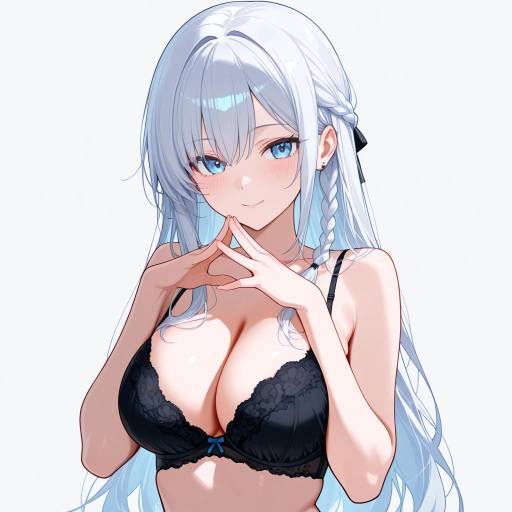 Graceful Young Woman in Stylish Attire Graceful Young Woman in Stylish Attire