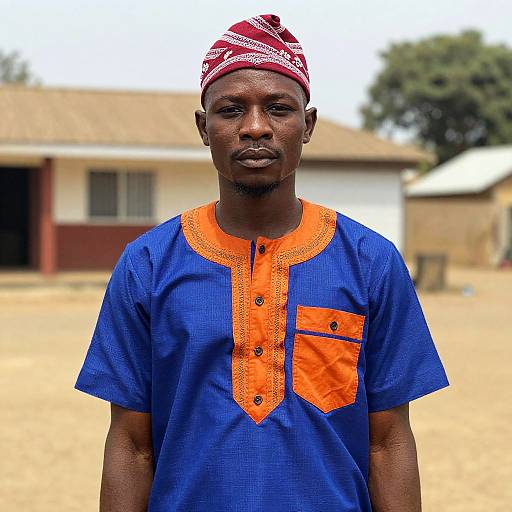 Traditional Ghanaian Man's Attire