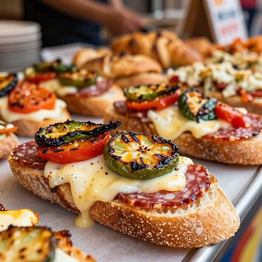 Gourmet Panuozzo with Melted Cheese