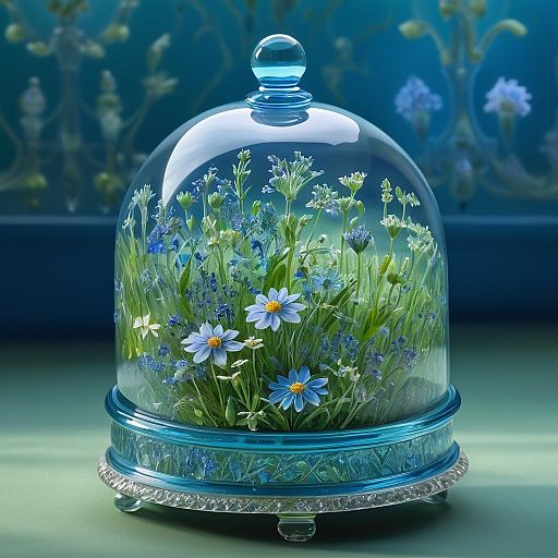 Miniature Wildflower Meadow Still Life Miniature Wildflower Meadow Still Life