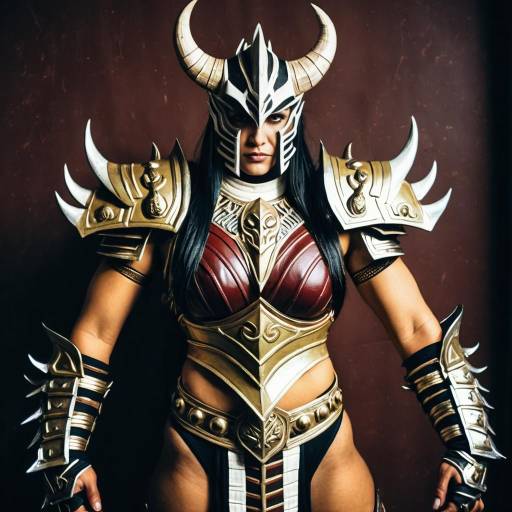 Seductive Shao Kahn Armor Cosplay