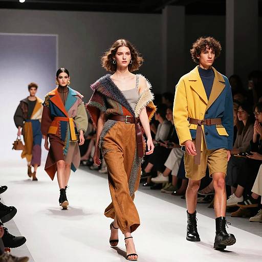 Avant-Garde Fashion Runway Showcase