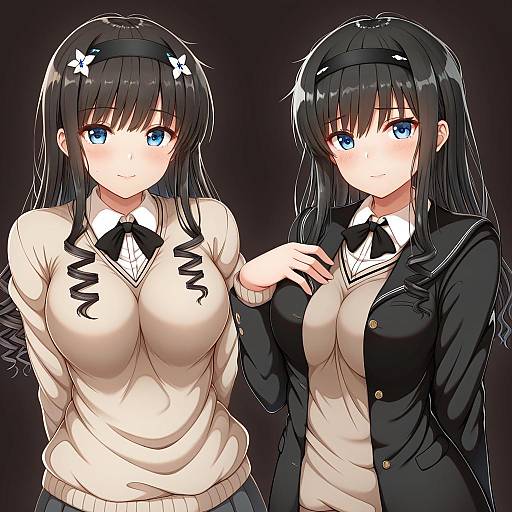 Illustration of Morishima haruka, amagami in the style of Tksand
