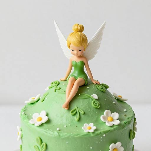 Whimsical Tinker Bell Cake Scene