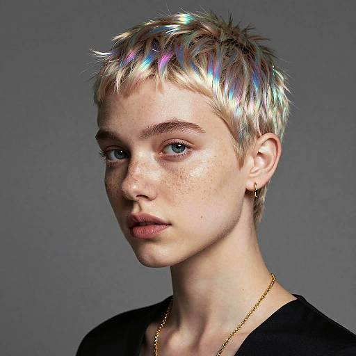 Iridescent Pixie Baroque Vaporwave Charm