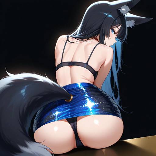 Glamorous Fox Girl in Cowboy Shot Glamorous Fox Girl in Cowboy Shot