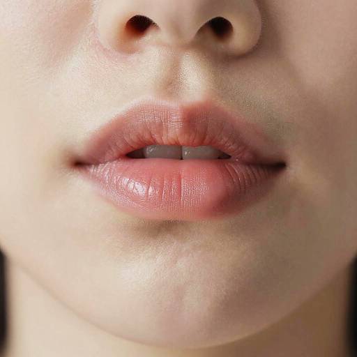 Ultra-Realistic Close-Up of Lips