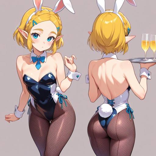 Whimsical Princess Zelda in Fantasy Outfit