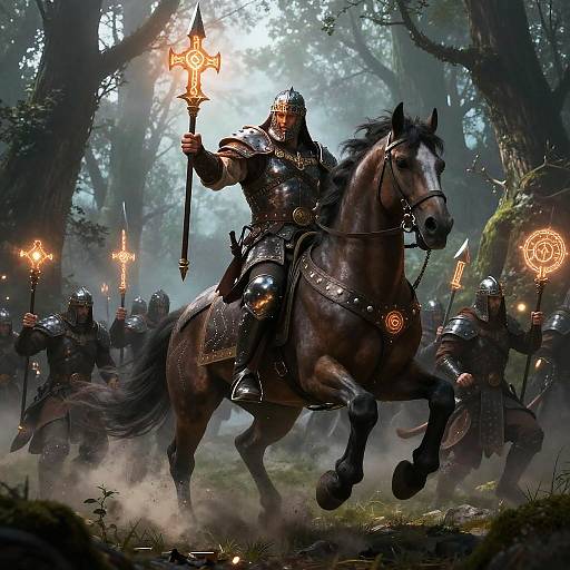 Tacticus Leading Enchanted Forest Charge