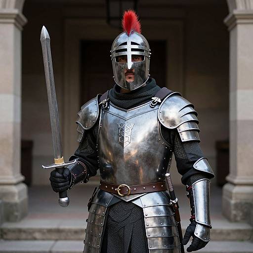 Centurion Halloween Costume with Mohawk