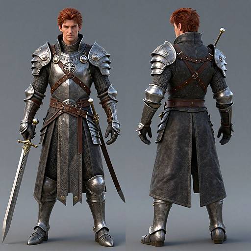 Fantasy Warrior Character Sheet