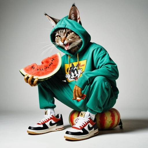 Hip-Hop Cat Character Inspired by Looney Tunes