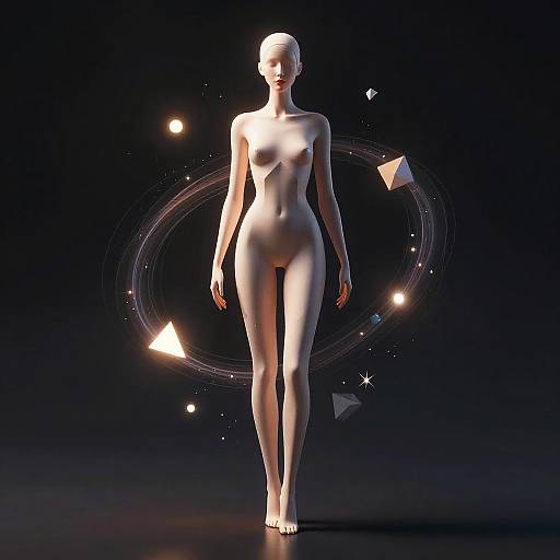 Surreal AI Slimming Transformation Art
