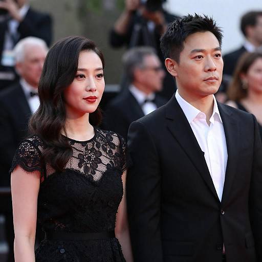 Elegant Couple at Formal Event