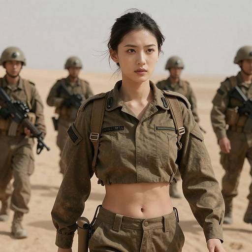 Amateur Film Portrait of Desert Commander