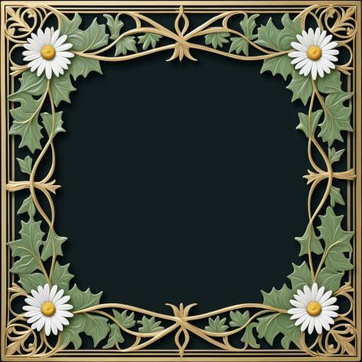 Elegant Gothic Revival Ivy Frame Design