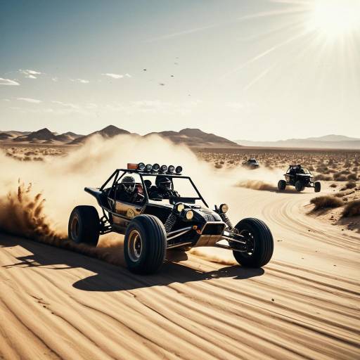 Dune Buggy Racing in Desert