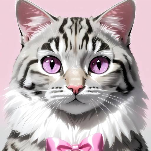 Charming Tabby Cat with Toy Mouse Charming Tabby Cat with Toy Mouse