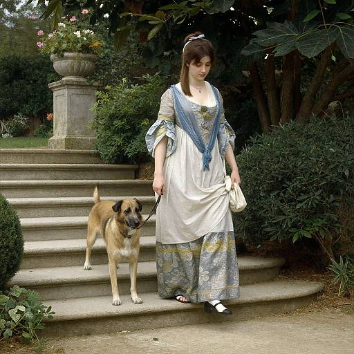 Classical Elegance in Vintage Garden