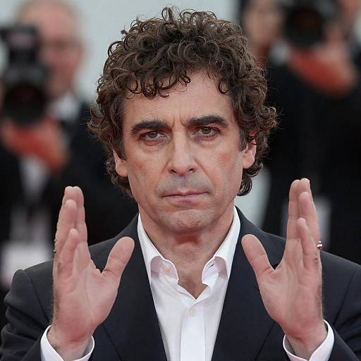 Intense Portrait of a Middle-Aged Man