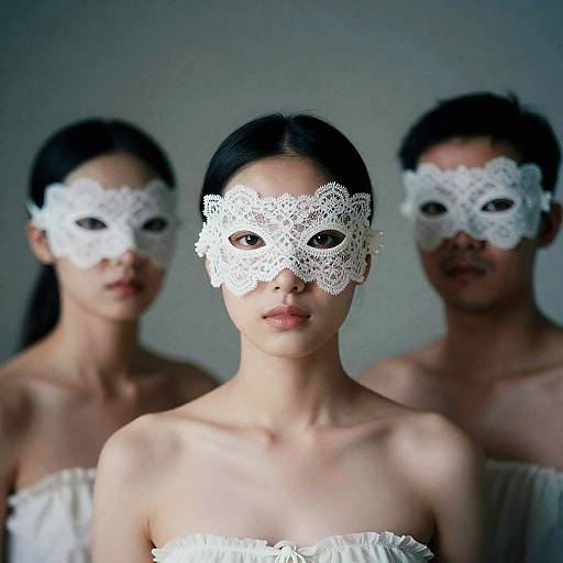 Surreal Avant-Garde Fashion Portrait