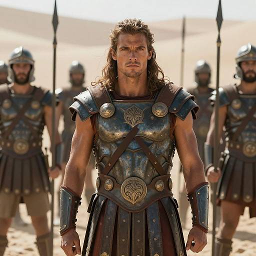 Ancient Greek Warrior in Armor