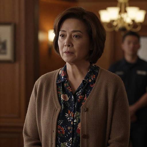 Warm Indoor Portrait of a Woman