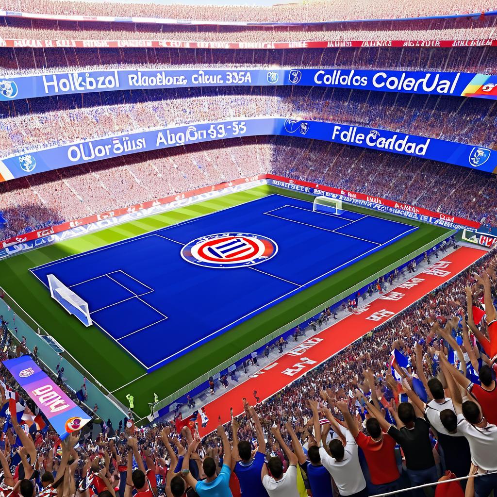 Exciting Football Scene at Vicente Calderón