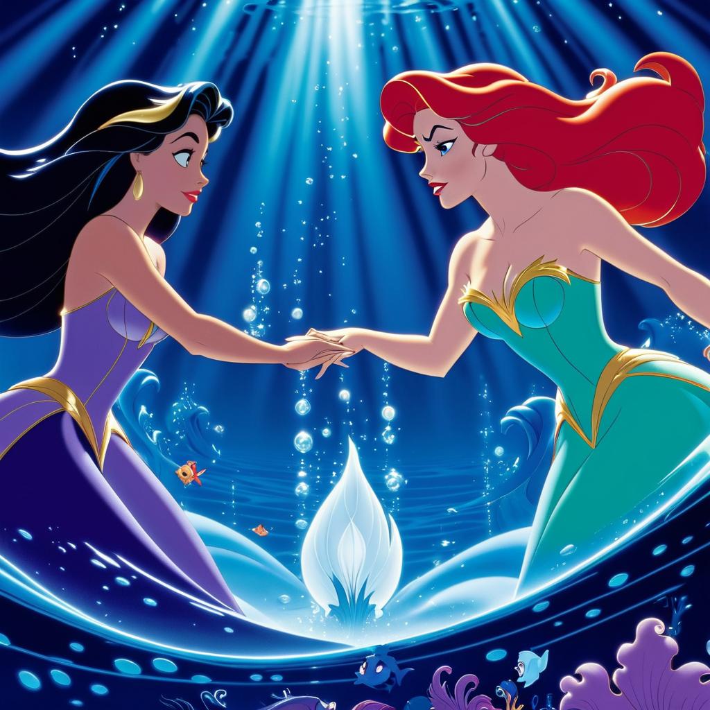 Epic Showdown: Ariel vs. Ursula