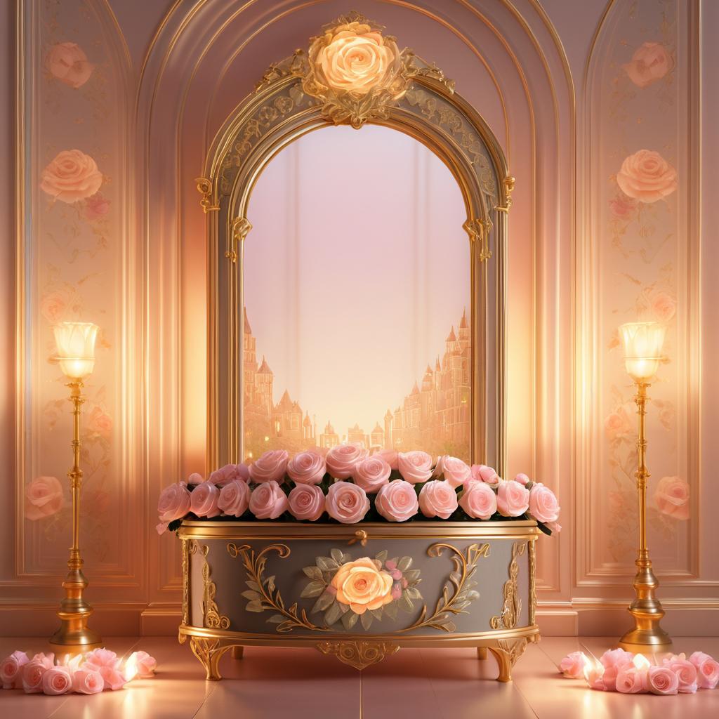 Romantic Roses in Castle Elegance